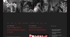 Desktop Screenshot of morticianrecords.com